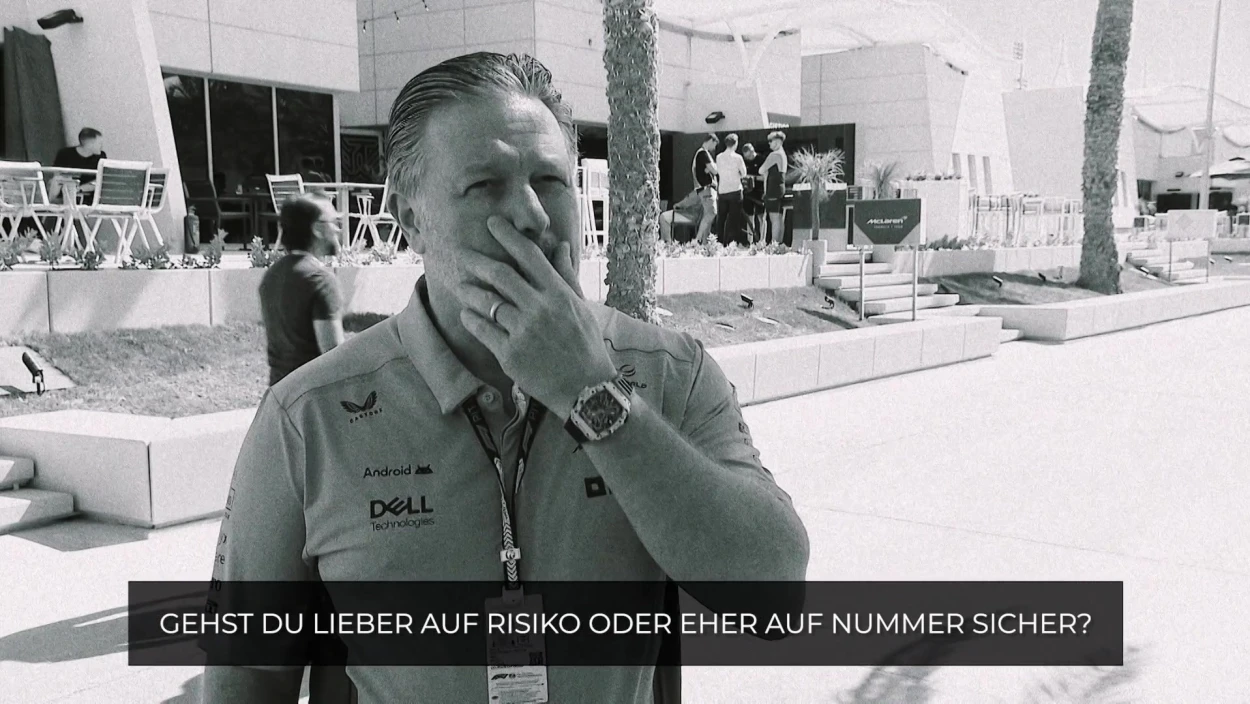 McLaren-CEO Zak Brown im Fragenhagel (Rechtefrei)