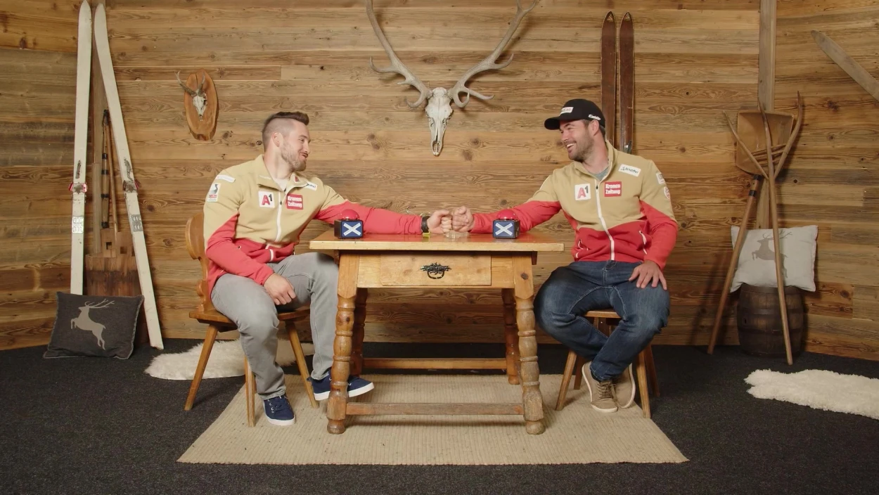 ÖSV - Servus Hüttengaudi - Das Saalbach-Quiz mit Matt, Strolz, Hemetsberger, Kriechmayr 