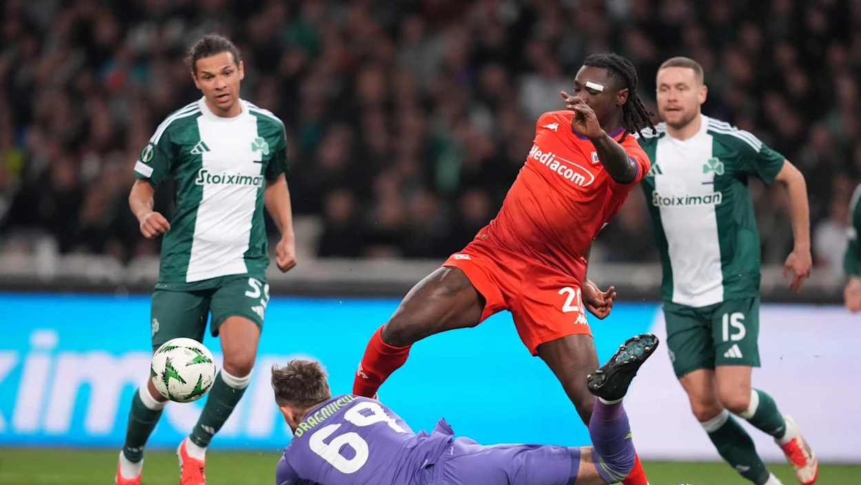 Highlights: Panathinaikos Athen vs. AC Florenz | UEFA Conference League, Achtelfinal-Hinspiel