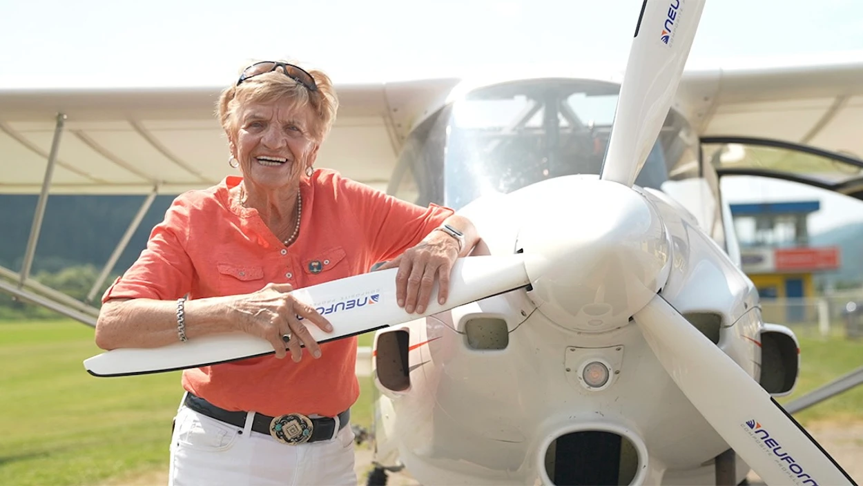 Ingrid Hopman aus Friesach: Die älteste Pilotin Österreichs