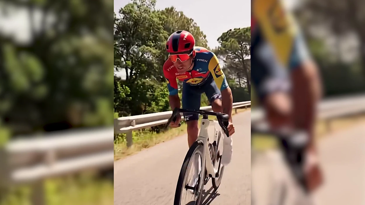 Vom Bike aufs Rad: Aleix Espargaro bei der Tour of Austria