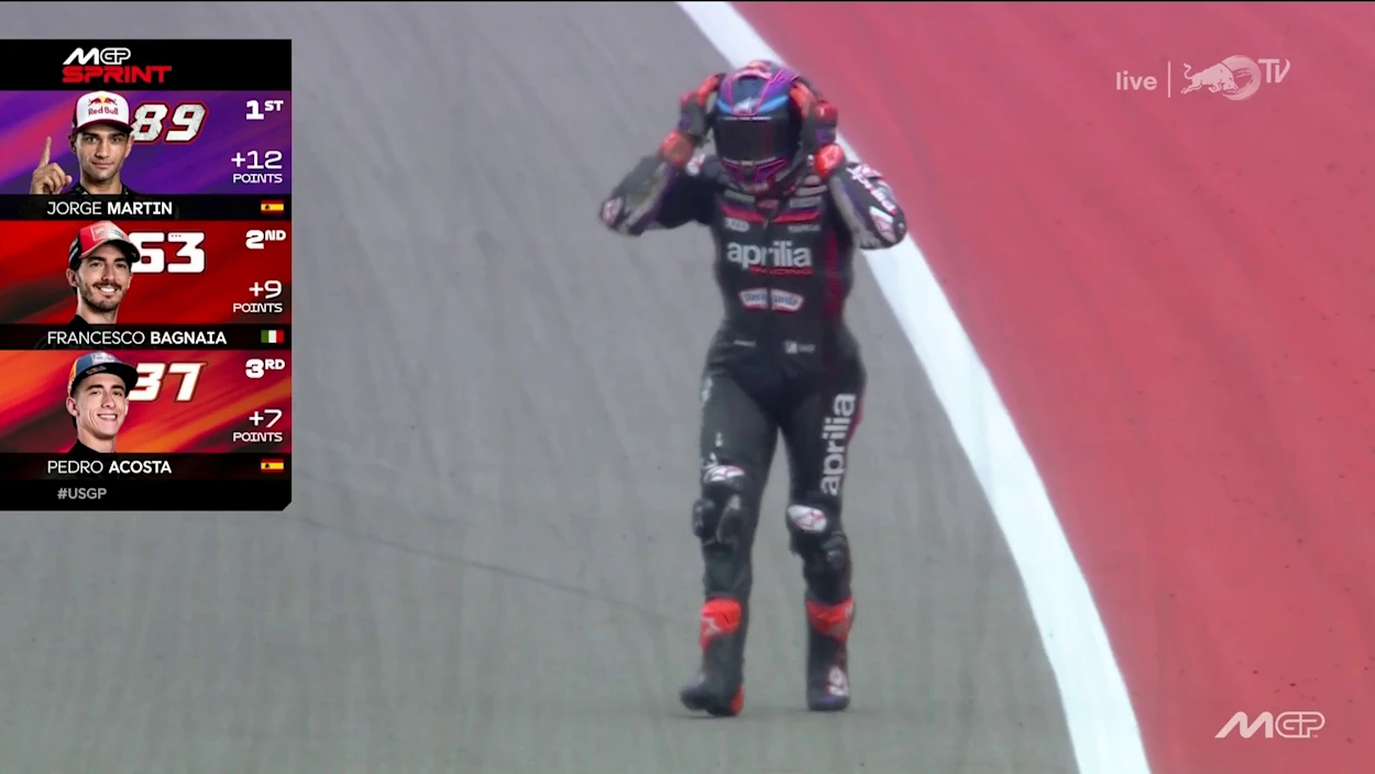 Jorge Martin: Erst siegt er, dann fliegt er!