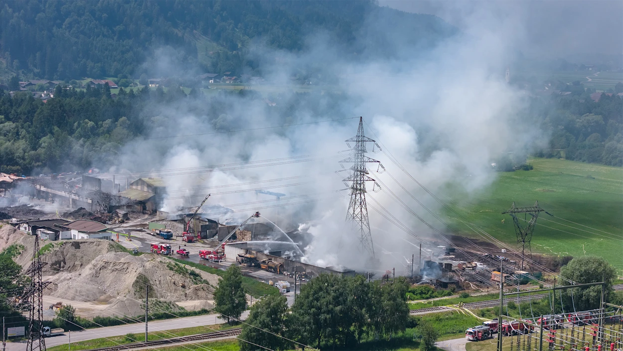 Akku als Ursache für Großbrand