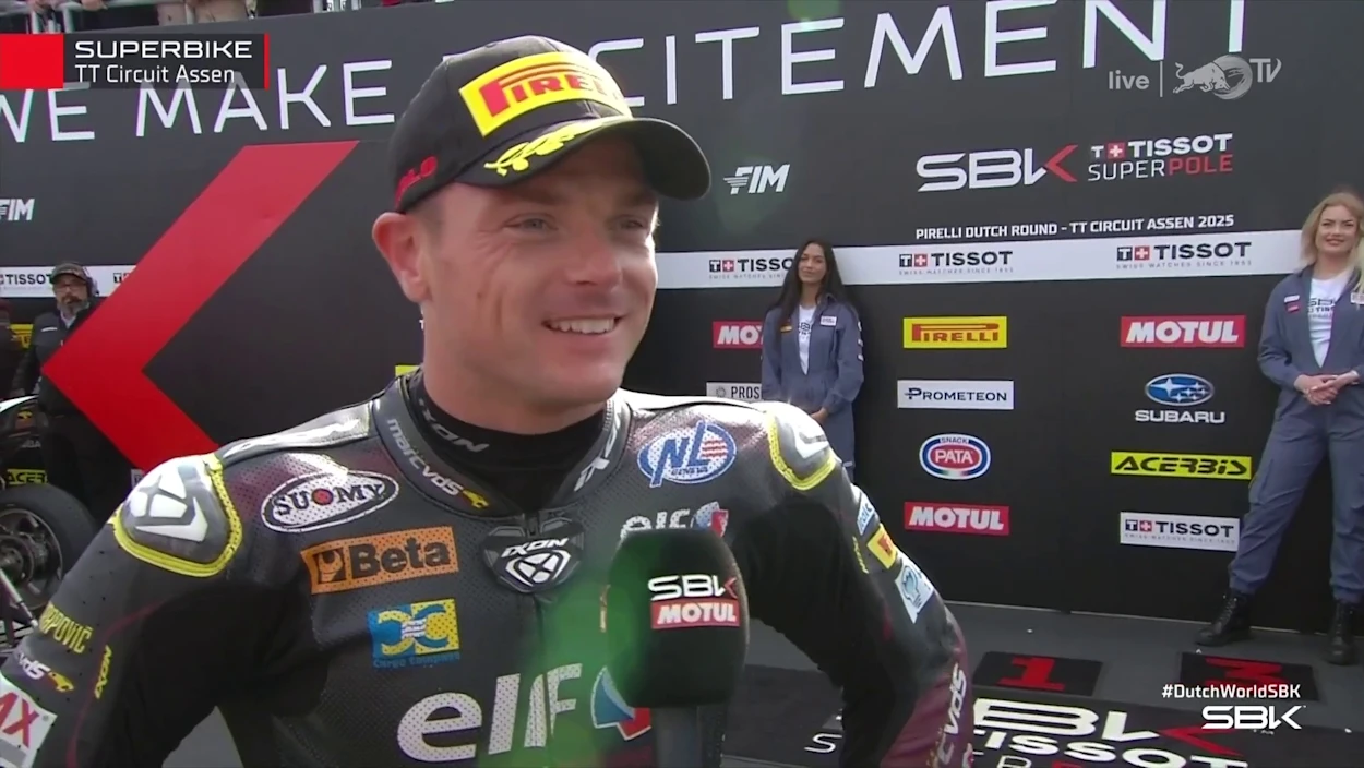 Sam Lowes: "War nervös am Anfang"