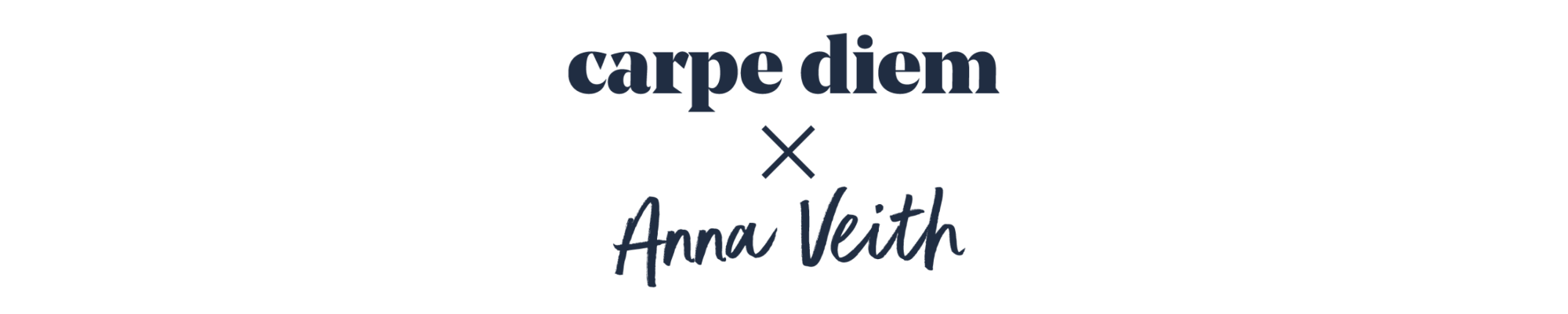 carpe diem x Anna Veith - Transparent Logo